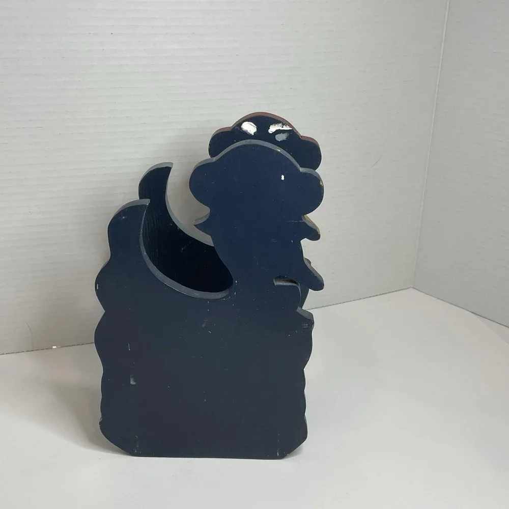 Vintage Chicken Napkin/Plate Holder HandPainted Country Handpainted Granny Core